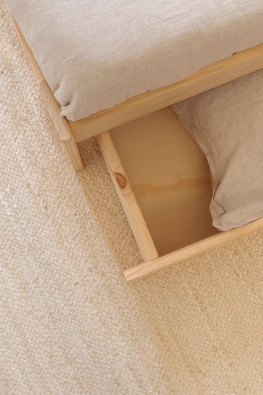 Imagen de ambiente 1 para:Cajones de madera para cama individual